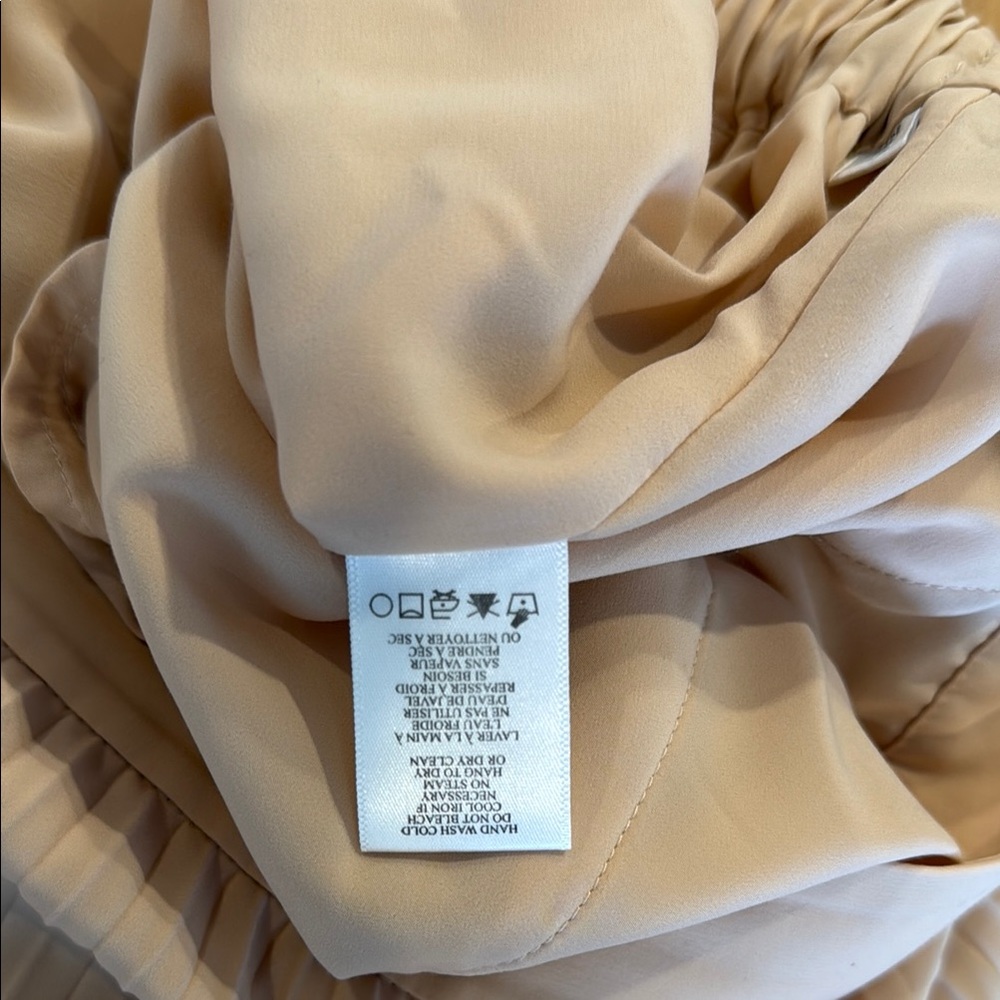 A.L.C. Pleated Wide-Leg Pants in Beige - Picture 8 of 10